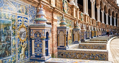 Train route through Andalusia: Madrid, Córdoba, Seville and Granada